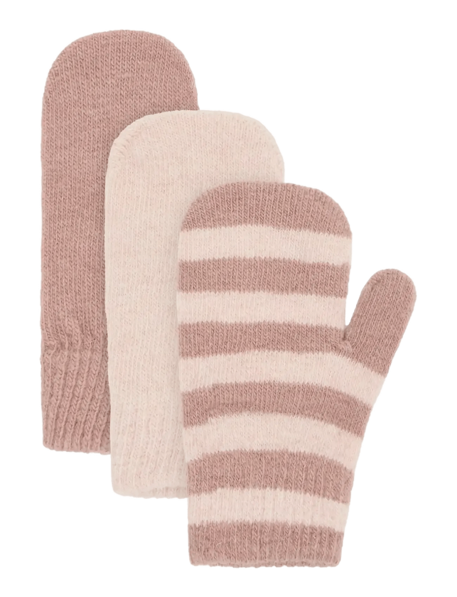 Magic Mittens Knit 3-Pack - FAWN - 3-6Y