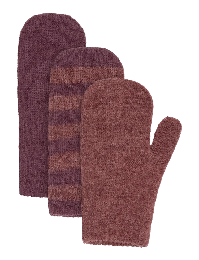 Magic Mittens Knit 3-Pack - HUCKLEBERRY - 3-6Y