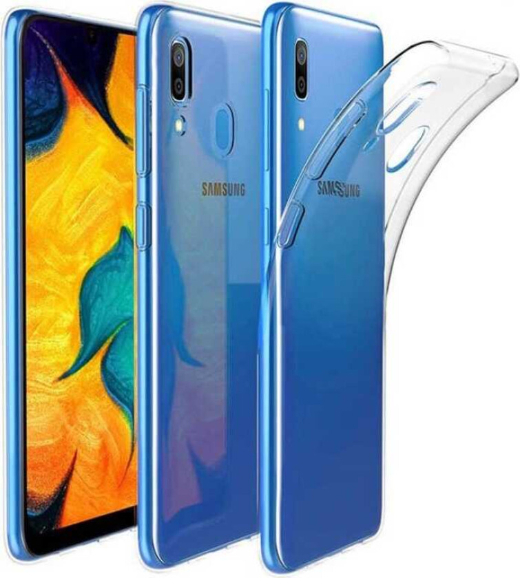 Silikondeksel gjenomsiktig Samsung Galaxy A40 (SM-A405F)