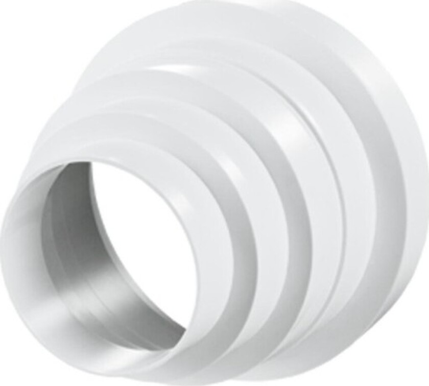 Adapter til runde ventilasjonsrør Ø80/100/120/125/150 mm.