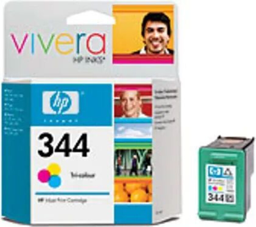 Hp Blekk Farge No.344