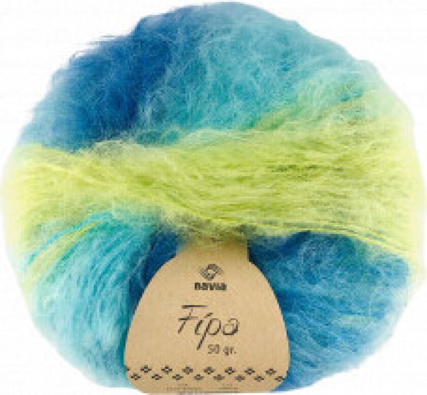 Fipa Garn 1522 Blå/Grønn
