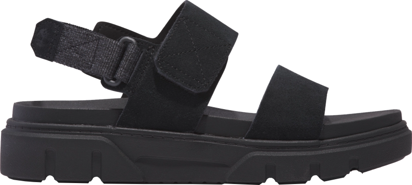 Women's Greyfield 2-Strap Sandal Black Suede 40, Black Suede