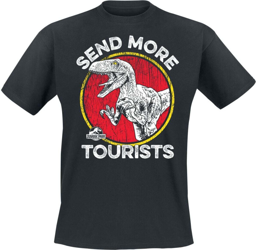 T-skjorte - Send More Tourists - S til XXL - Herrer - svart