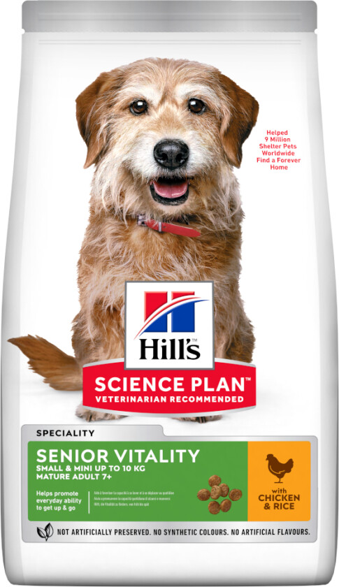 Hill's Science Plan Dog Adult 7+ Youthful Vitality Small & Mini Chicken (6 kg)