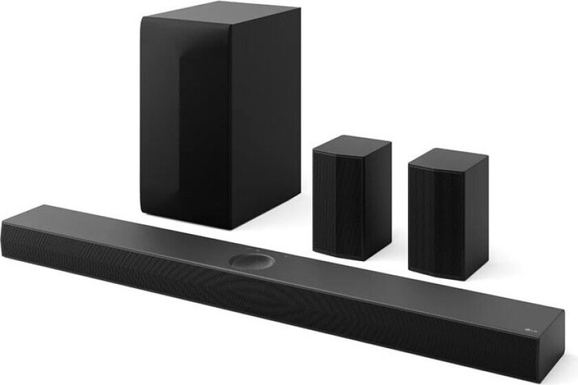 LG NS70TR - Høyttalersystem - for hjemmeteater - 5.1.1-kanal - trådløs - Bluetooth 5.1 - Appstyrt - 500 watt (Total)