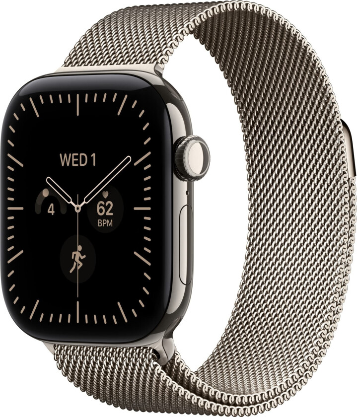 Watch Series 12 42mm GPS + Cell (Natural Titanium/Natural Milanese Loop)