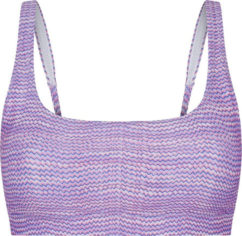 Women's Nife Bikini Top Zigzag Purple S, Zigzag Purple