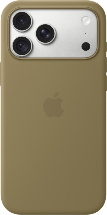 iPhone 18 Pro Max silikondeksel med MagSafe, olivengrønt