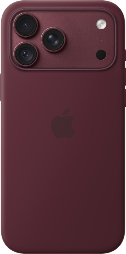 iPhone 18 Pro Max silikondeksel med MagSafe, burgunder