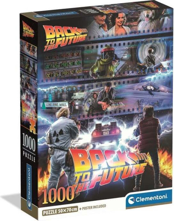 Puzzle Compact Cult Movies 2026 - Back to the Future 1000 pieces 2D Puslespill