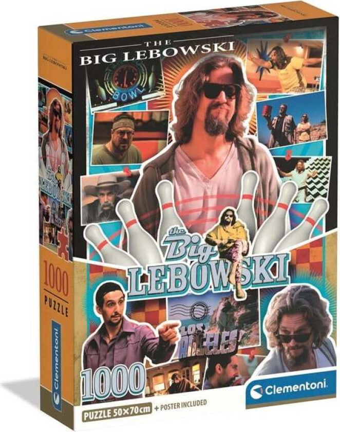 Puzzle Compact Cult Movies 2026 - The Big Lebowski 1000 pieces 2D Puslespill