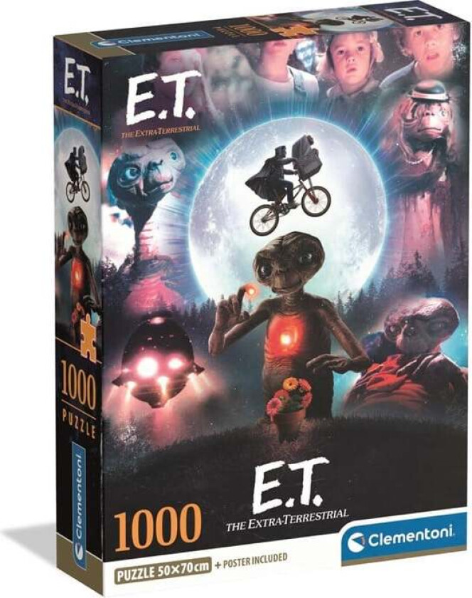 Puzzle Compact Cult Movies 2026 - E.T. 1000 pieces 2D Puslespill
