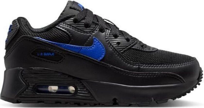Sneaker Air Max 90 Mesh - Svart/Blå Små barn, størrelse 35