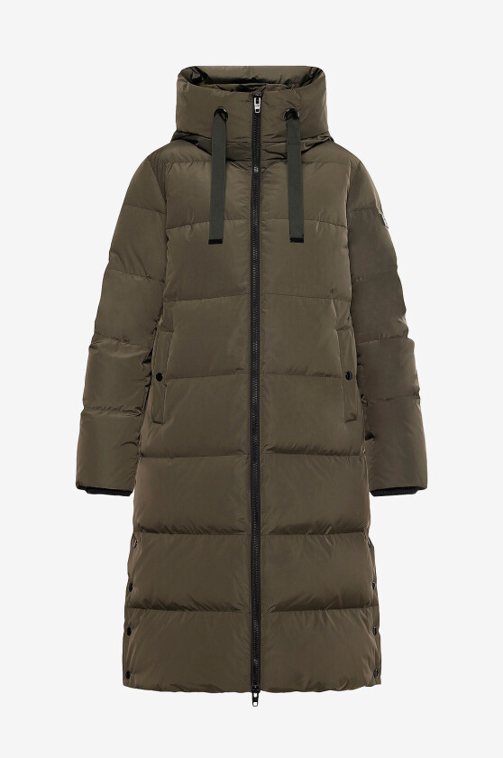 Dunfrakk Camila Coat - Grønn