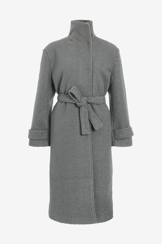Kåpe Vinorra Long Coat - Grå
