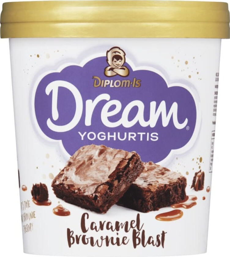 Dream Yoghurtis Caramel Brownie 0,8l Diplom-Is