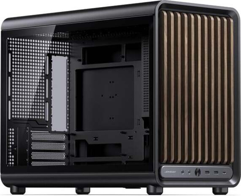 D33 Wood Black - Kabinett - Minitower - Svart