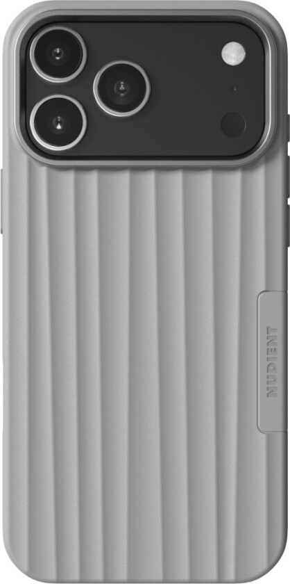 Nudient iPhone 18 Pro Max / 17 Pro Max Bold-deksel, grått
