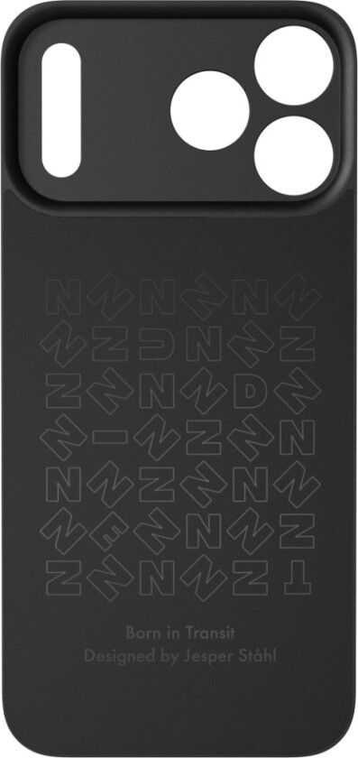 Nudient iPhone 18 Pro Max / 17 Pro Max Slice MagSafe-deksel, svart