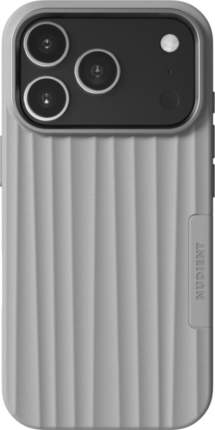 Nudient iPhone 18 Pro / 17 Pro Bold MagSafe-deksel, grå
