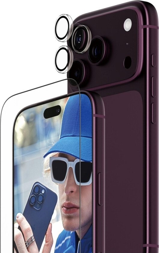 iPhone 18 Pro 2-i-1 Essentials-pakke, gjennomsiktig