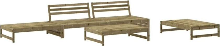 Hagesofagruppe 5 deler impregnert furu