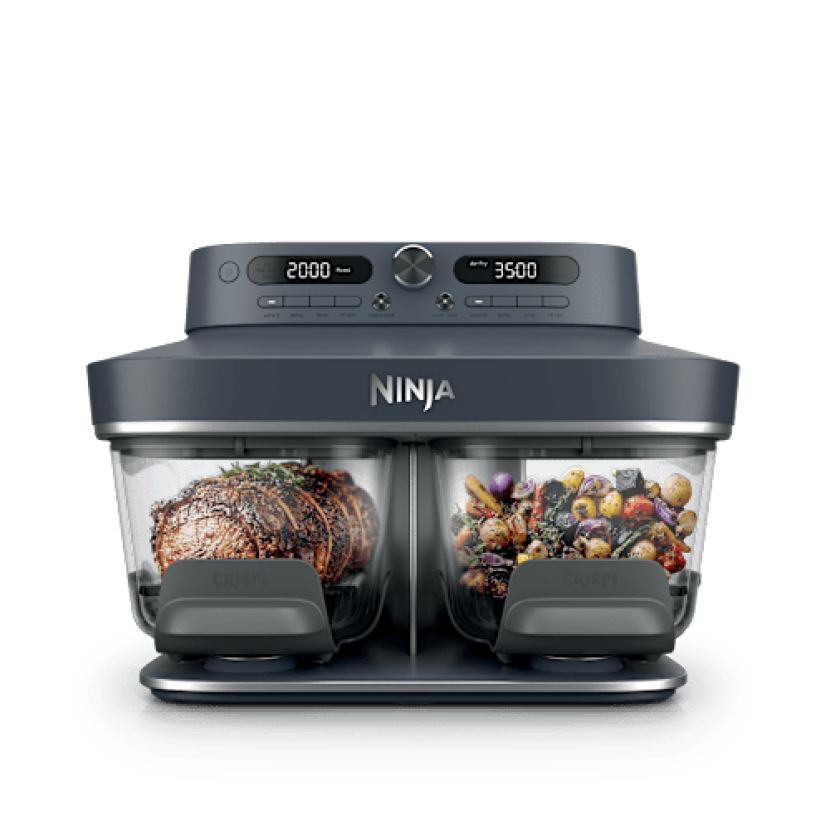 CRISPi DualZone 8-i-1 glassairfryer i Cyberspace | DD102EUBL1 | va Shark
