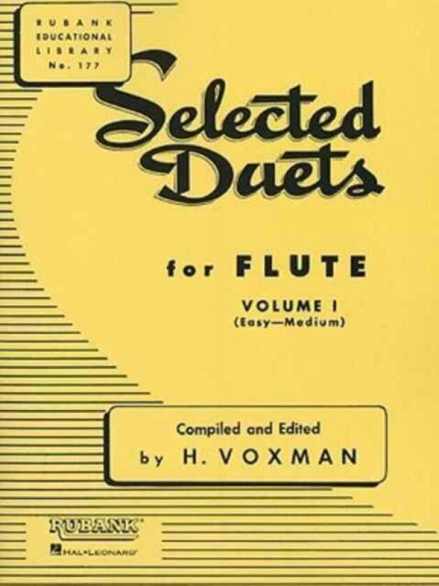 Selected Duets for Flute: Volume 1 - Easy to Medium