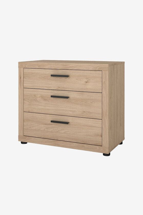 Mira kommode med 3 skuffer, Brun