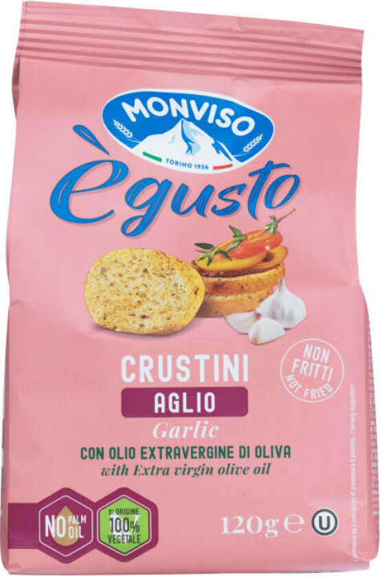 Crustini Hvitløk &Persille 120g Panmonviso