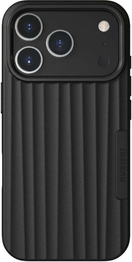 iPhone 18 Pro / 17 Pro Nudient Bold Case Deksel - MagSafe Kompatibel - Charcoal Black