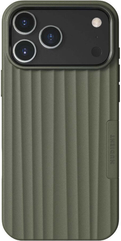 iPhone 18 Pro Max / 17 Pro Max Nudient Bold Case Deksel - MagSafe Kompatibel - Olive Green