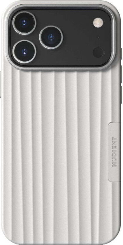 iPhone 18 Pro Max / 17 Pro Max Nudient Bold Case Deksel - MagSafe Kompatibel - Chalk White