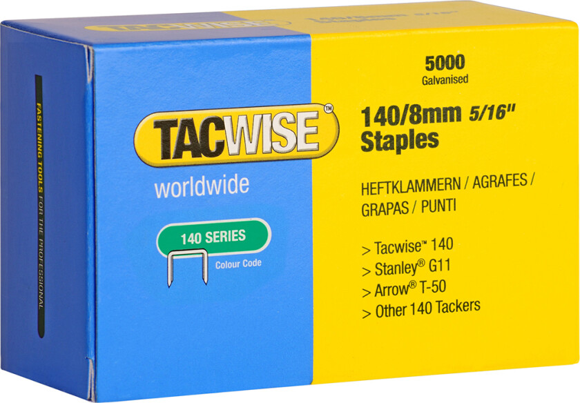 Bilde av Krampe 140/8 a5000 tacwise 140-krampe elforsinket