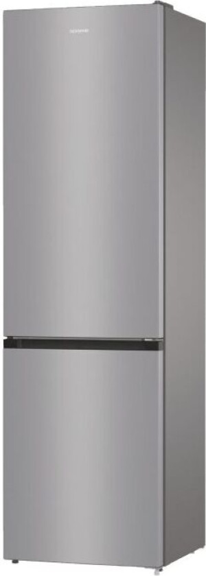 NRK6202ES4 - Kjøleskap/fryser - bunnfryser - bredde: 60 cm - dybde: 59.2 cm - høyde: 200 cm - 331 liter - Klasse E - structured gray metallic