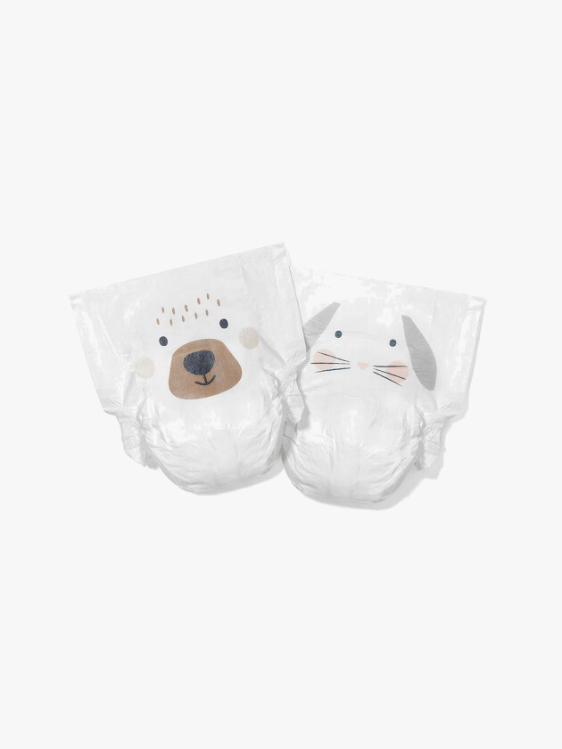 Biodegradable Disposable Maxi Diapers (7-11kg), Mix Patterns, 34 pcs. (KAK00020)