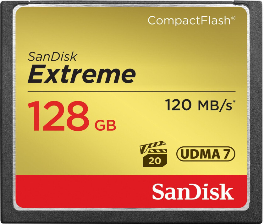 Extreme CF- 120/85MB - 120MB/s - 128GB