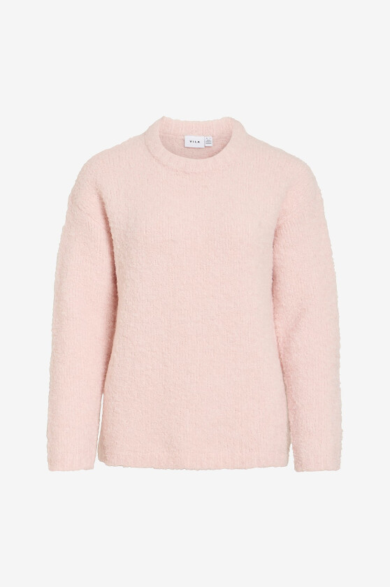 Genser Vidaya O-Neck L/S Knit Top - Rosa