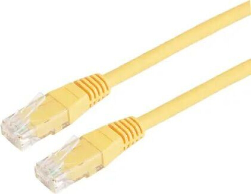 Nettverkskabel Lszh Rj-45 Rj-45 Cat 5e 10m Gul