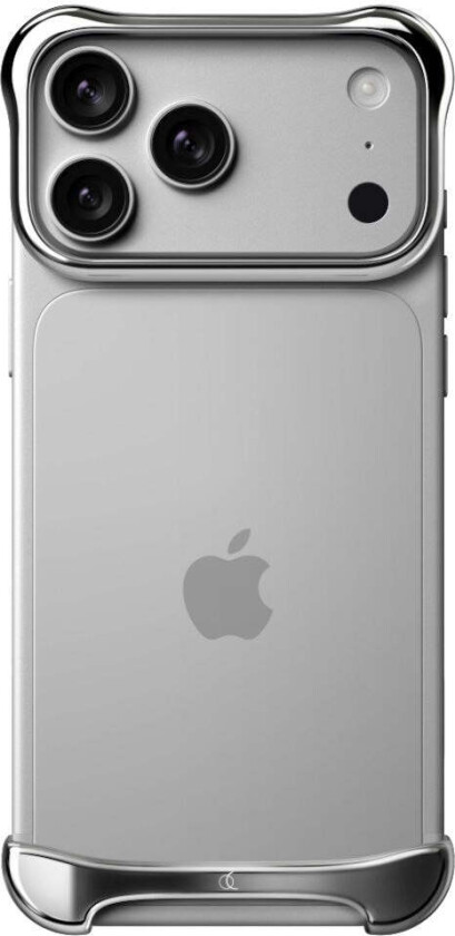 Bilde av iPhone 18 Pro Arc Pulse Aluminum Bumper Deksel - Silver