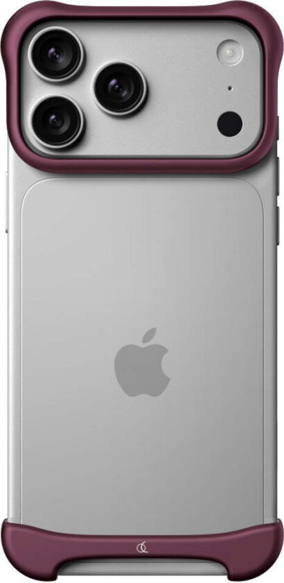 Bilde av iPhone 18 Pro Arc Pulse Aluminum Bumper Deksel - Matte Dark Red