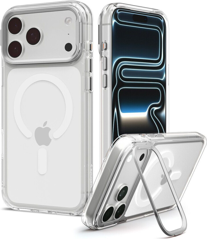 Ultra Hybrid Optik S MagFit (iPhone 17 Pro/18 Pro) - Transparent/Silver