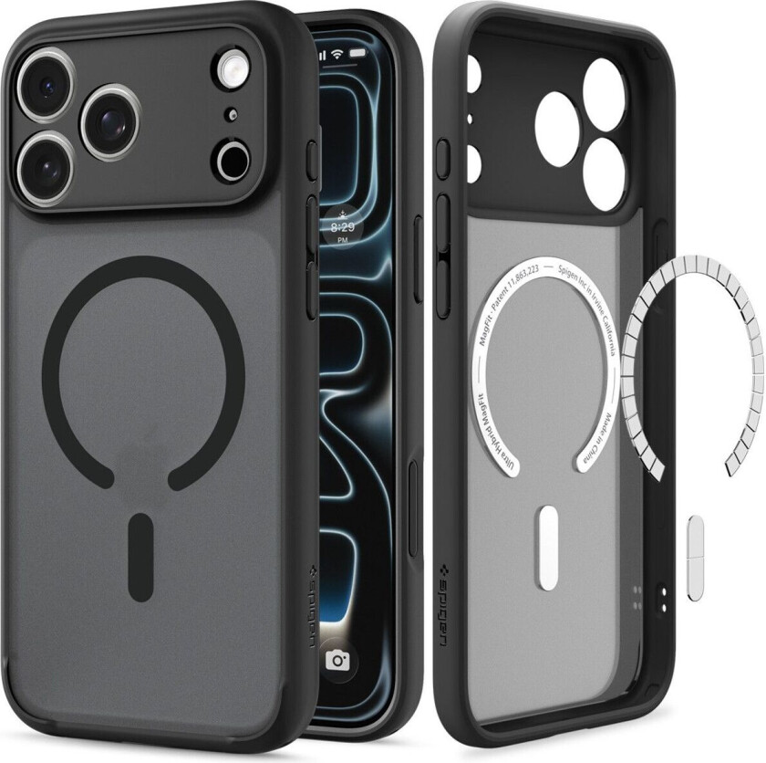 Ultra Hybrid Matte MagFit (iPhone 17 Pro Max/18 Pro Max) - Svart