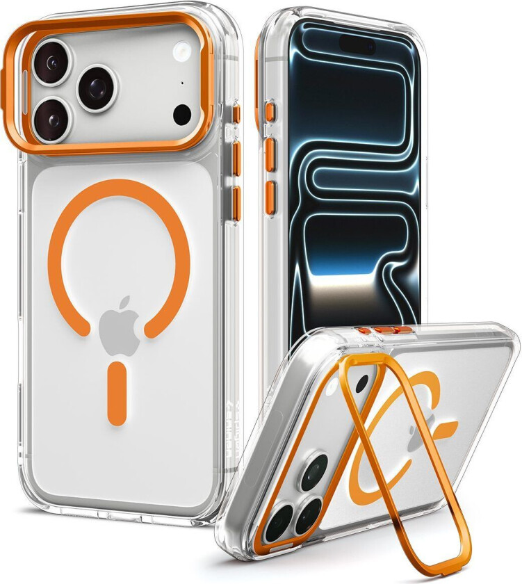 Ultra Hybrid Optik S MagFit (iPhone 17 Pro/18 Pro) - Transparent/Orange