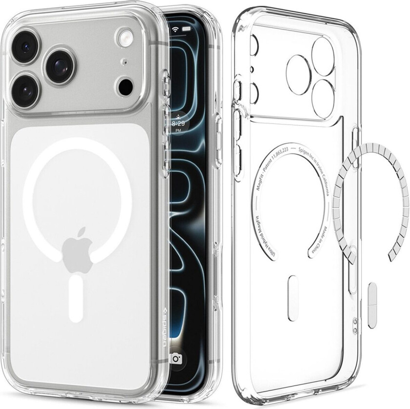 Ultra Hybrid MagFit (iPhone 17 Pro/18 Pro) - Transparent/vit