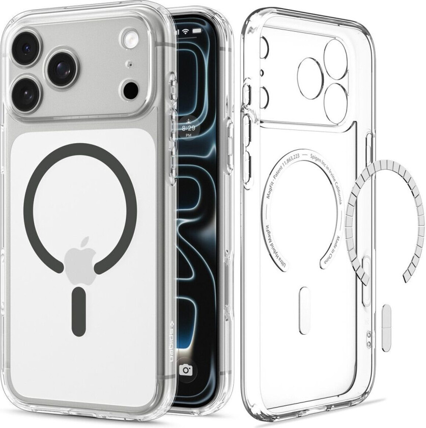 Ultra Hybrid MagFit (iPhone 17 Pro Max/18 Pro Max) - Transparent/grå