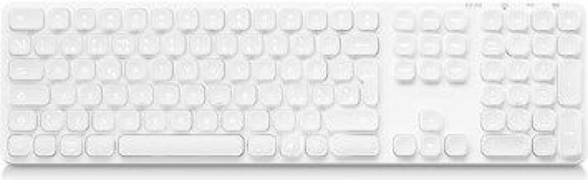 WSK-3000 White - Wireless Keyboard 2.4G+BT Backlit