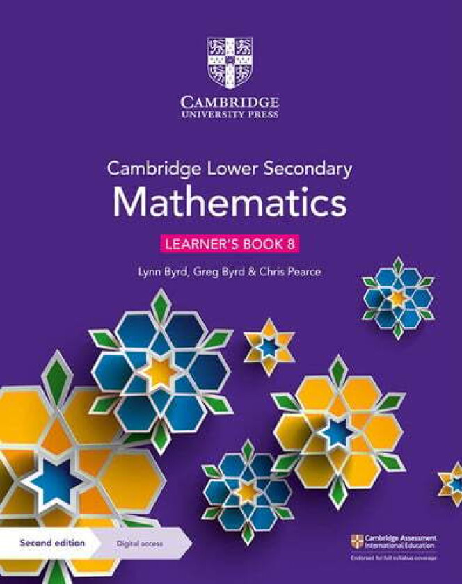 Cambridge Lower Secondary Mathematics Learner's Book 8 with Digital Access (1 Year) av Lynn Byrd, Greg Byrd, Chris Pearce