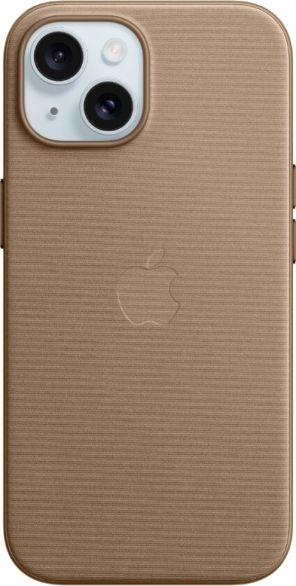 iPhone 15 FineWoven Case with MagSafe - Taupe